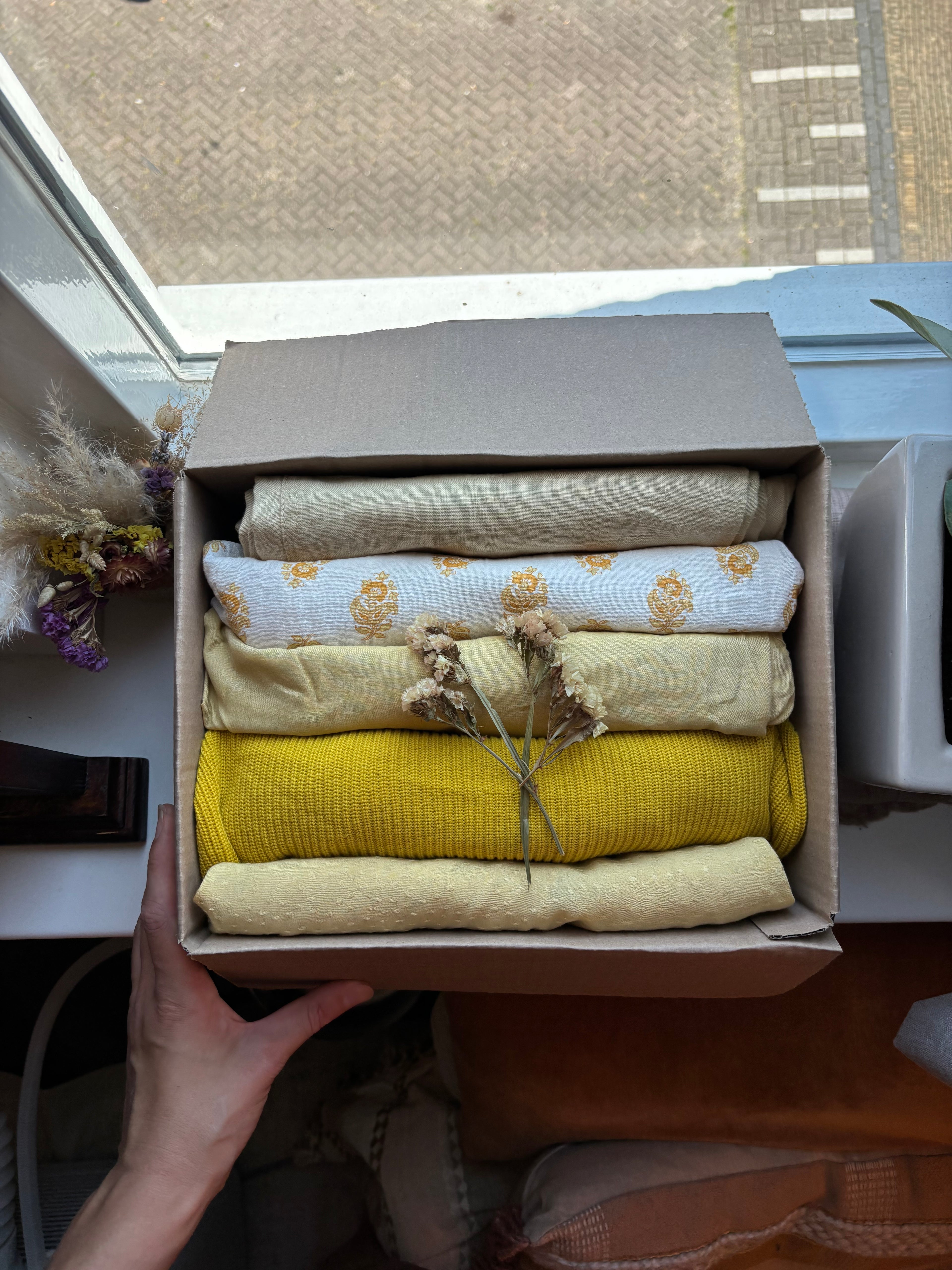 Parelpakket maat 38 “Soft sunny days”