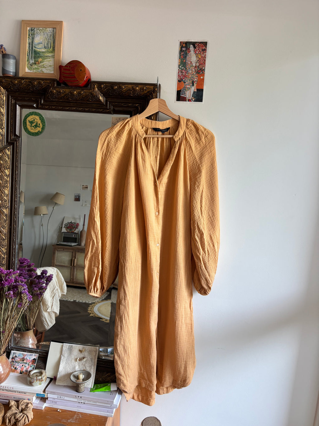Wafelkatoenen jurk Kappahl Xs/S