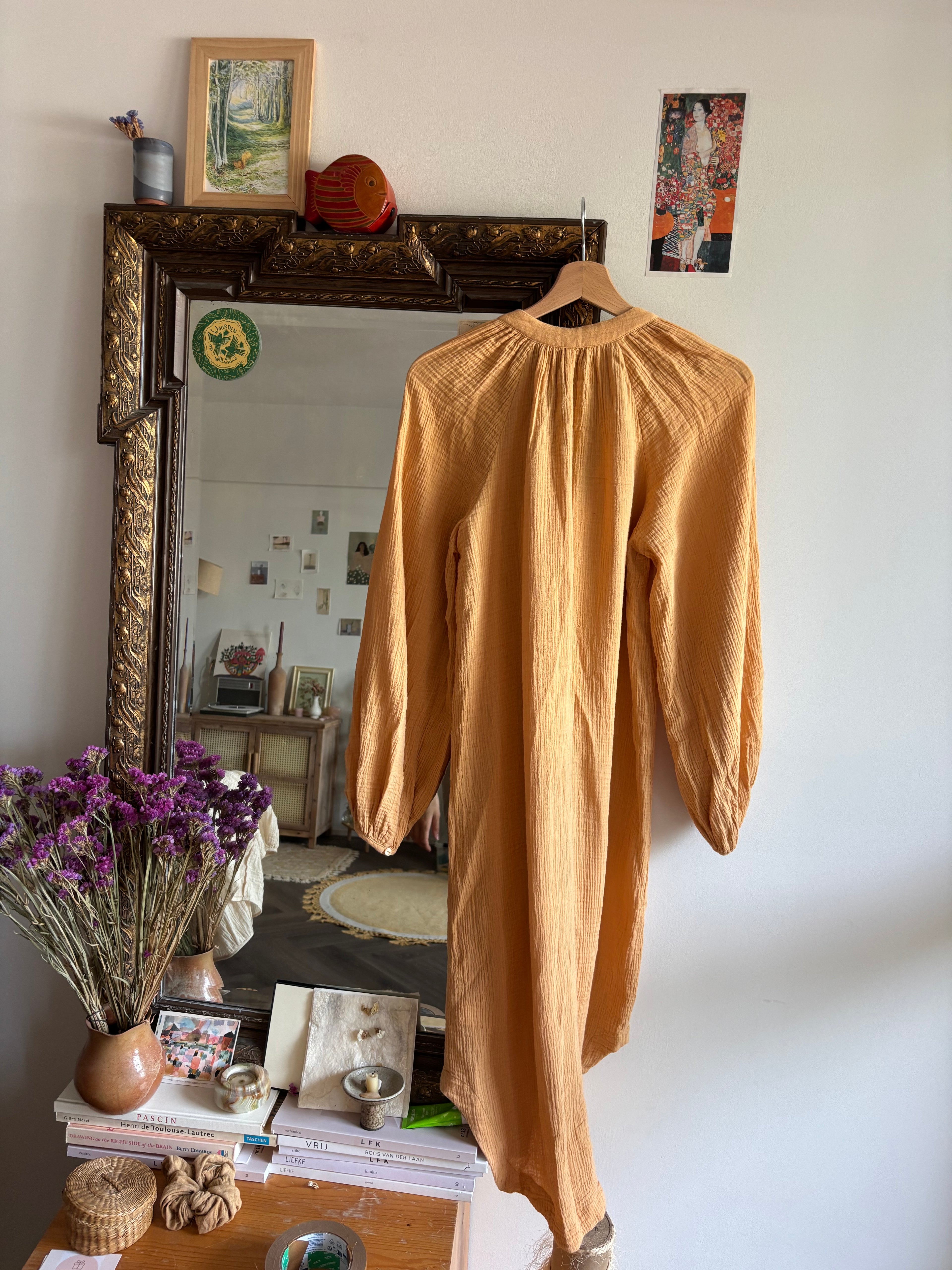 Wafelkatoenen jurk Kappahl Xs/S