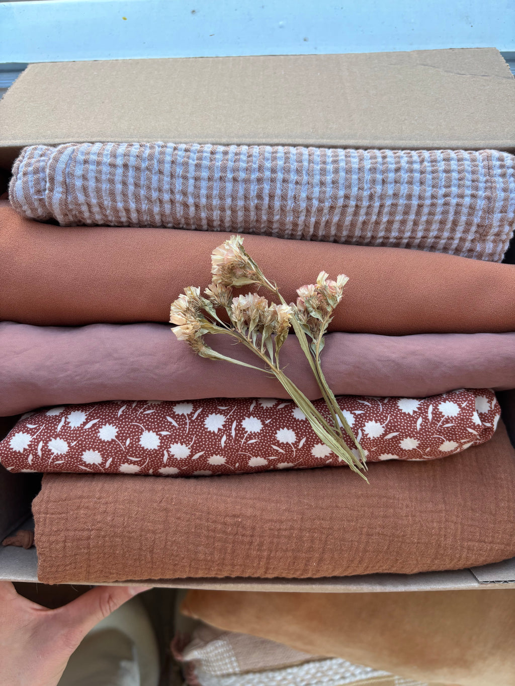 Parelpakket “cosy chestnut” S