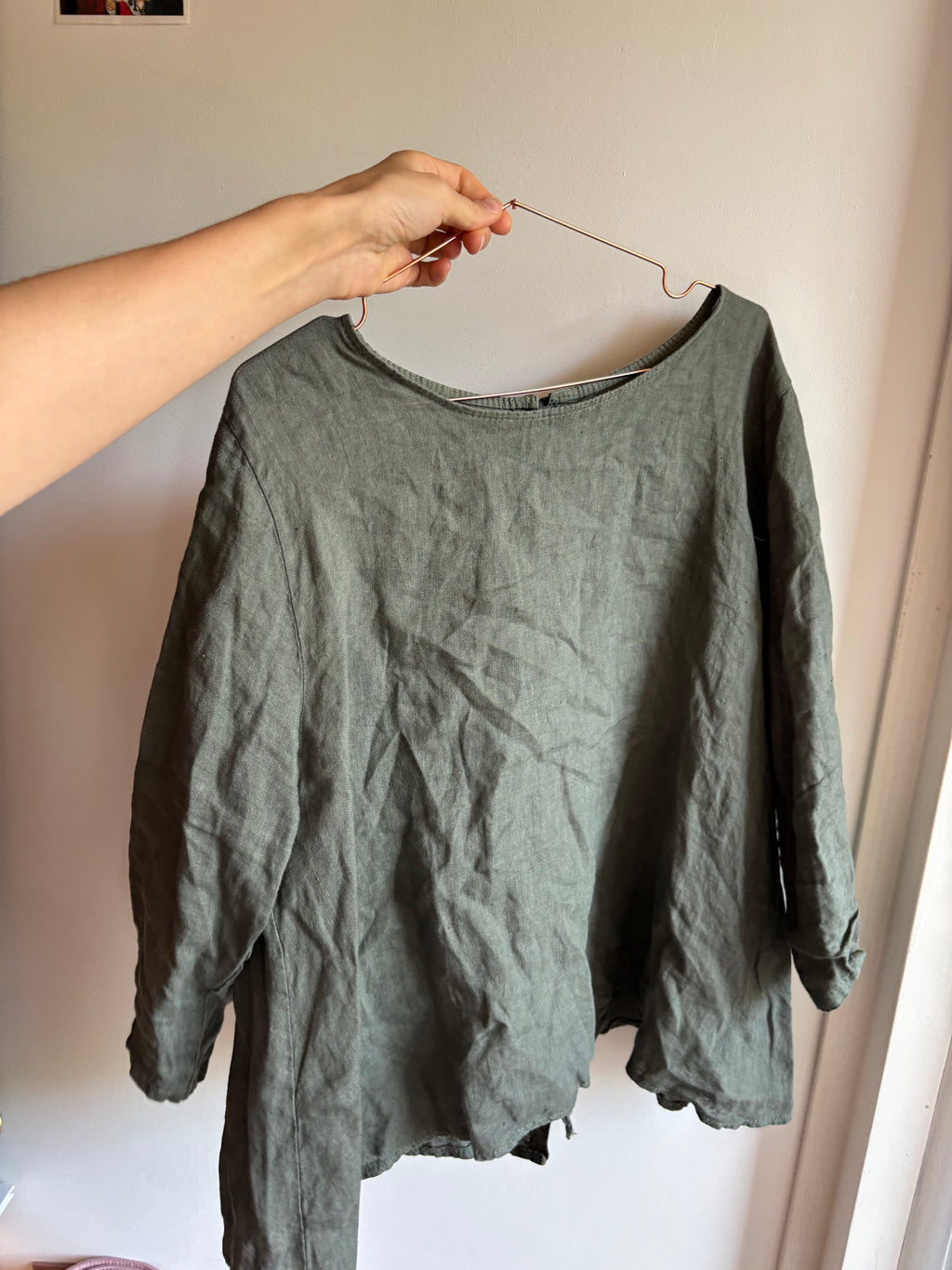 Linnen blouse maat 42