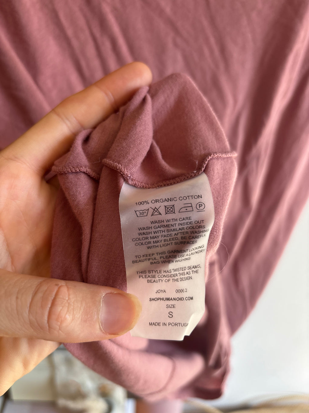 Humanoid organic cotton shirtje maat S