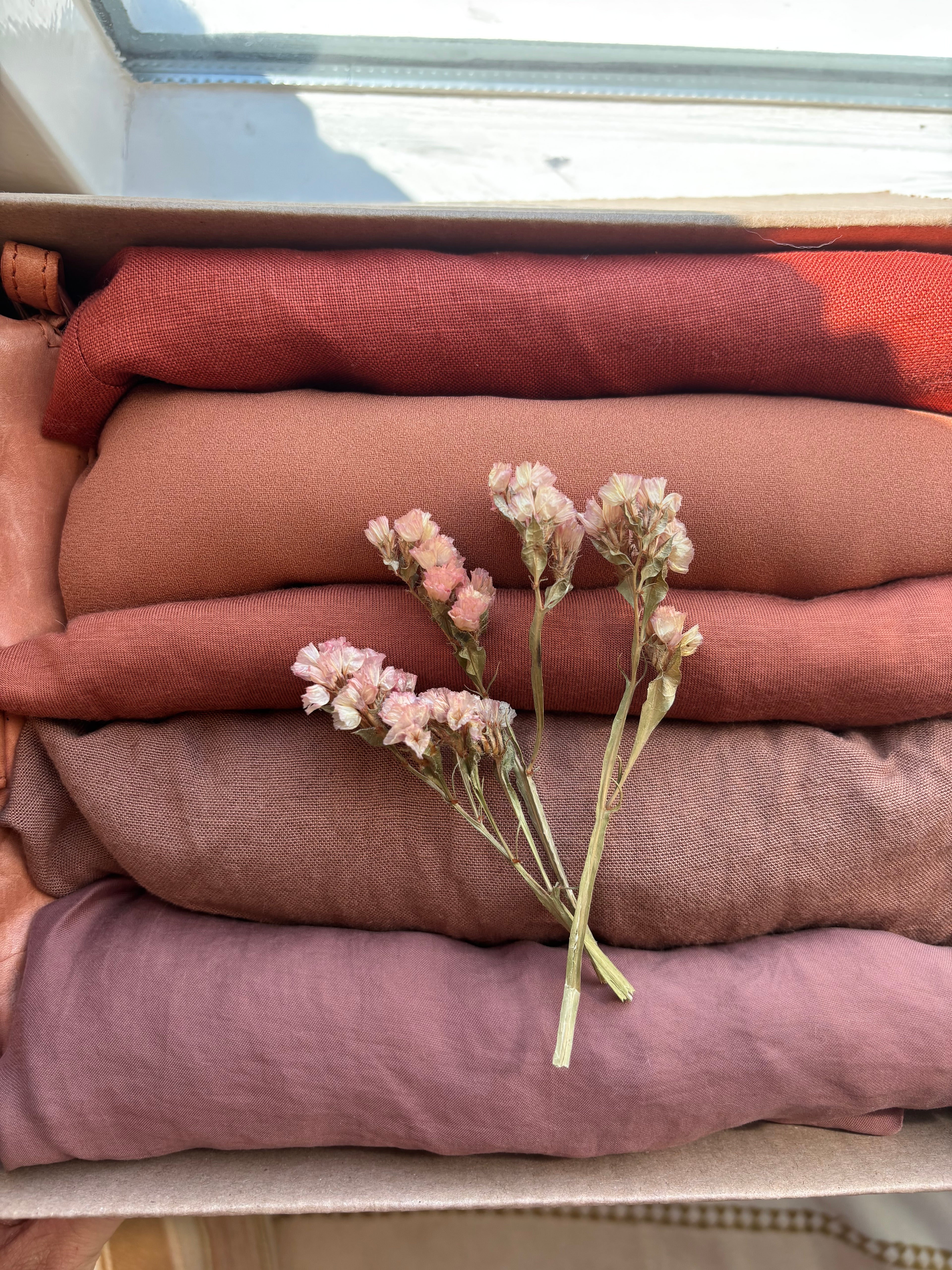 Parelpakket “burnt blush” maat S