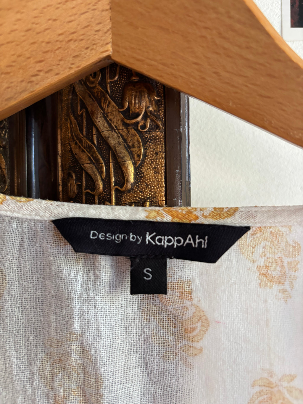 Kappahl katoenen blockprint blouse