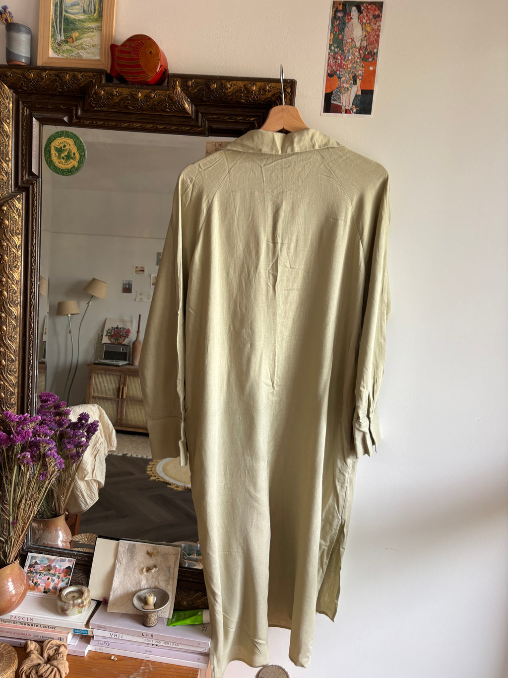 Yaya jurk maat 38 mintgroen