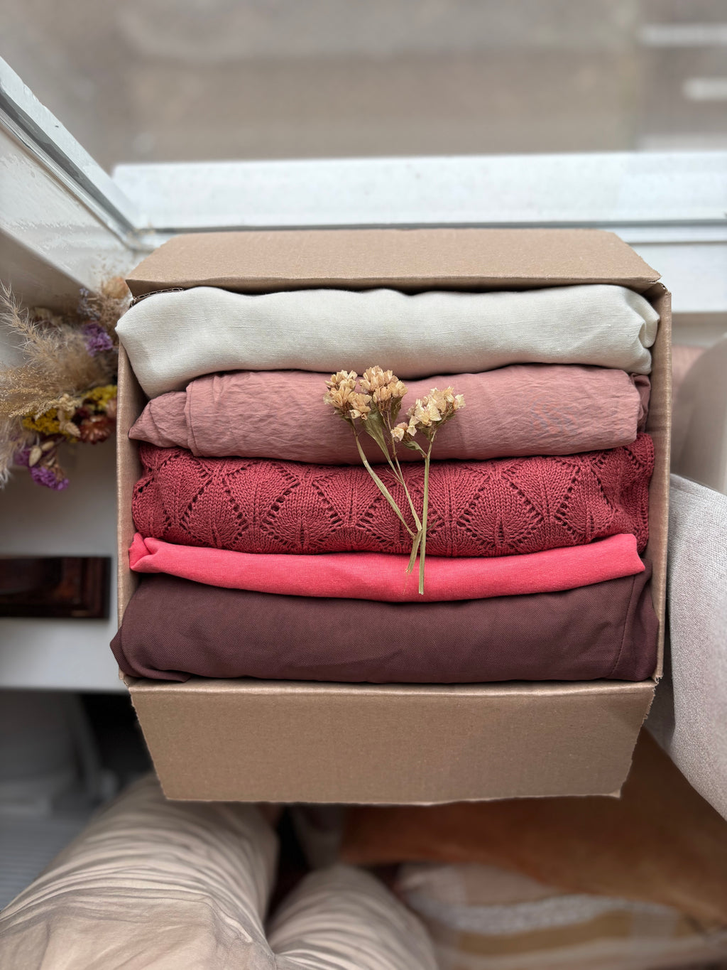 Parelpakket “Blush & Cocoa” maat 44/46