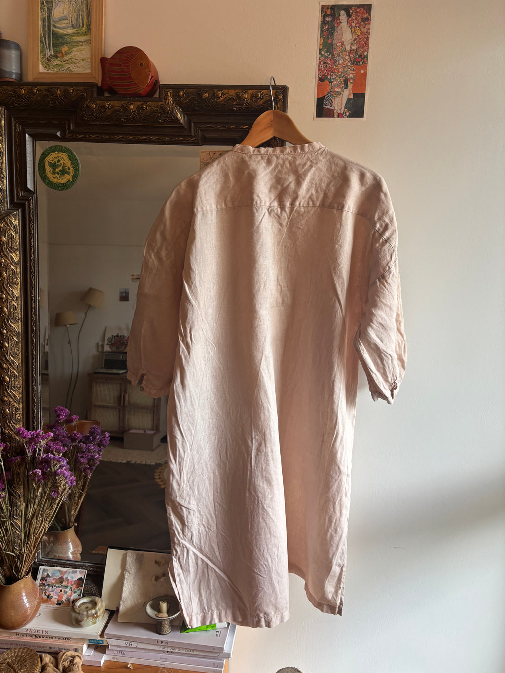 100 procent linnen jurk By Bar S
