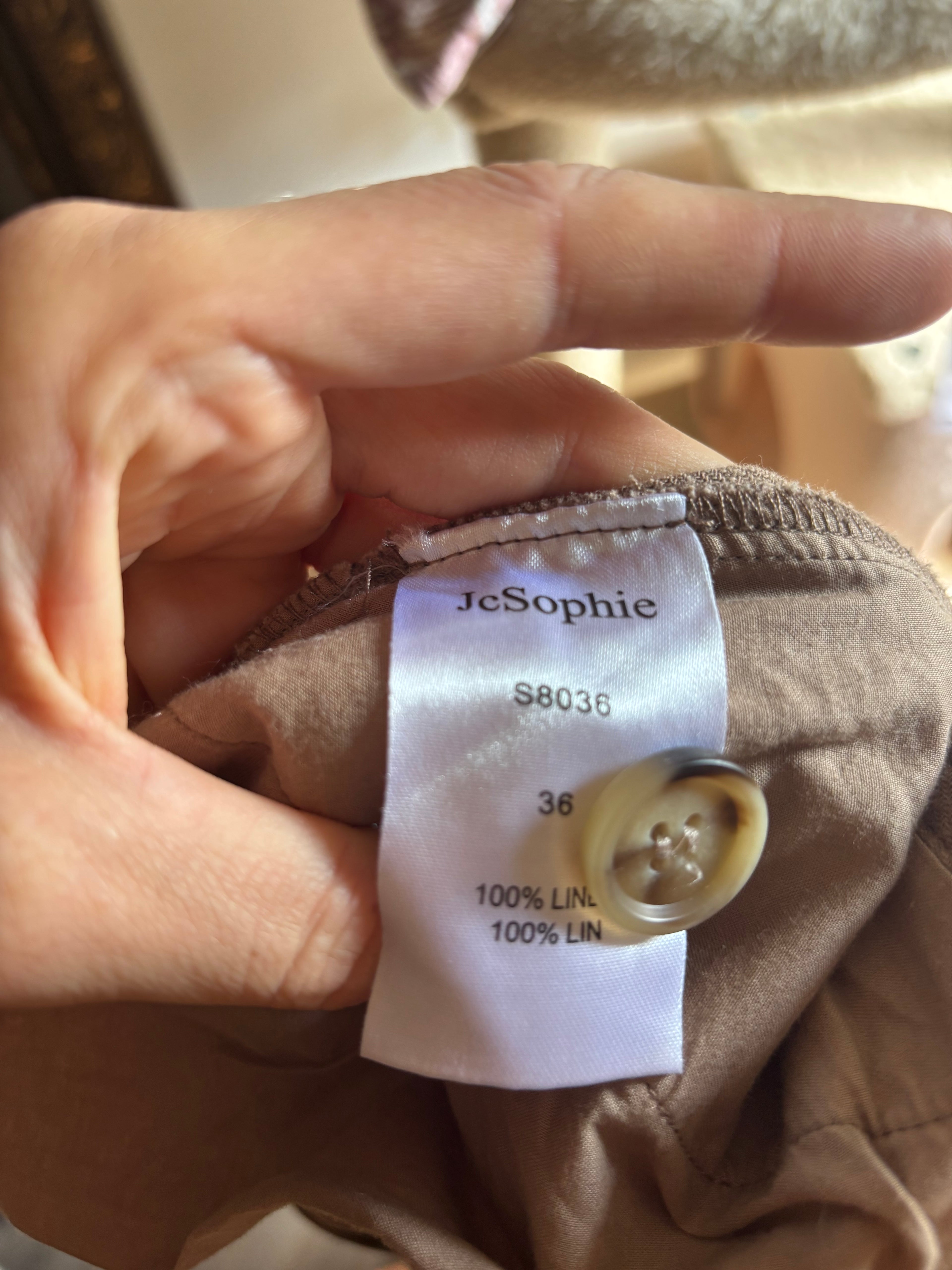 Jcsophie pantalon 100 procent linnen